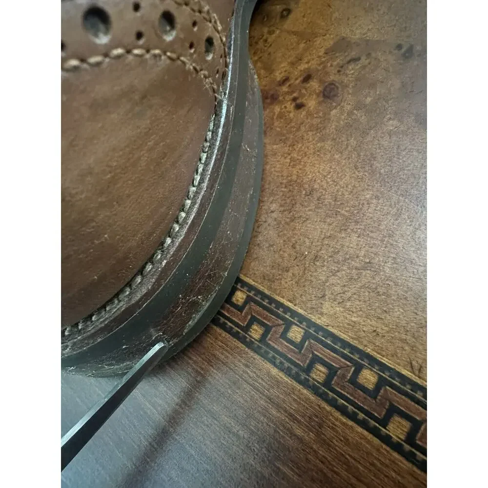 Florsheim Men's 30856 Brown Leather Wingtip Oxford Dress SHoes Size 9.5